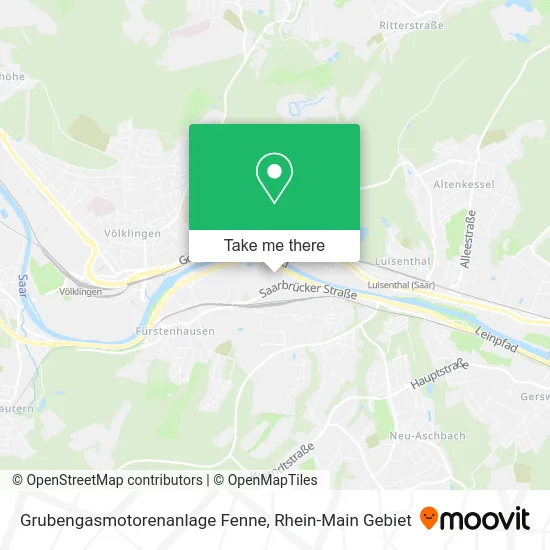 Карта Grubengasmotorenanlage Fenne