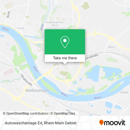 Карта Autowaschanlage Ed