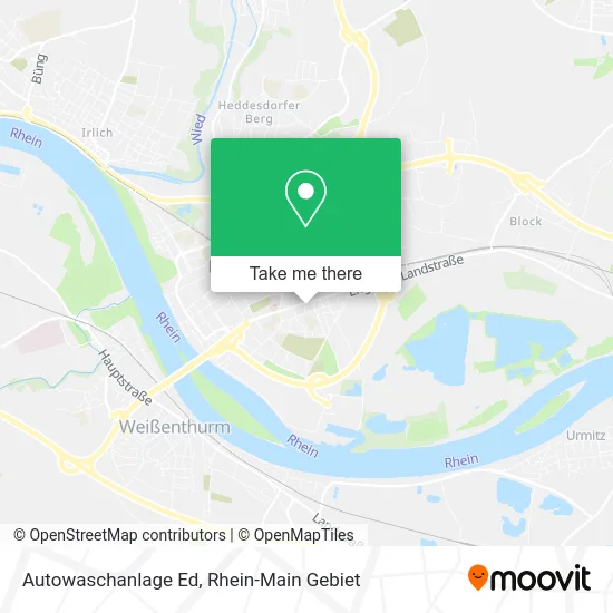 Карта Autowaschanlage Ed