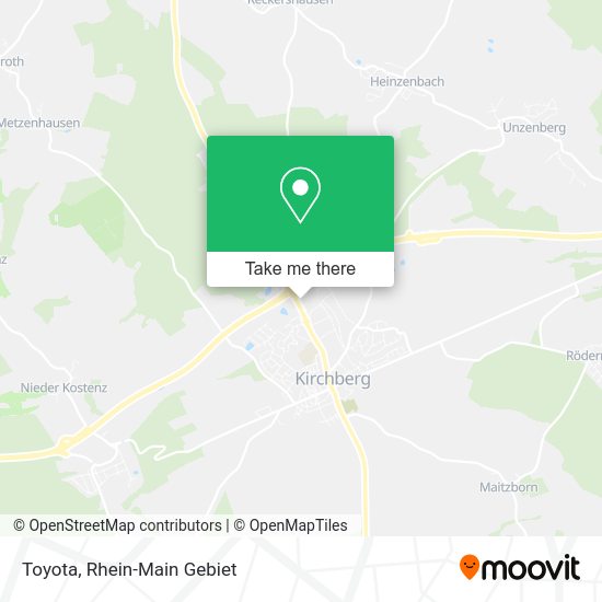 Карта Toyota