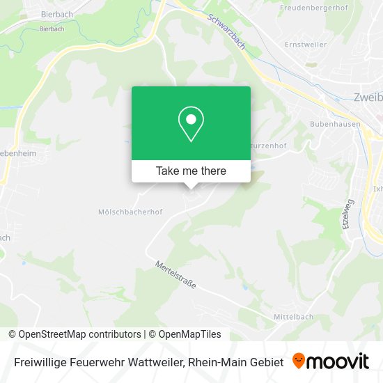Карта Freiwillige Feuerwehr Wattweiler