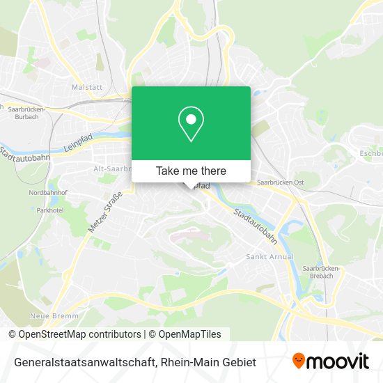 Карта Generalstaatsanwaltschaft