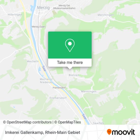 Карта Imkerei Gallenkamp