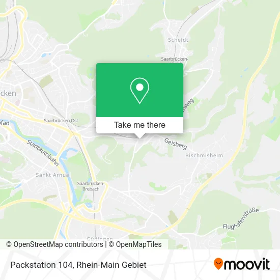 Карта Packstation 104