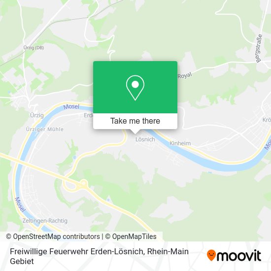 Карта Freiwillige Feuerwehr Erden-Lösnich