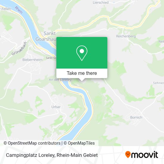 Карта Campingplatz Loreley