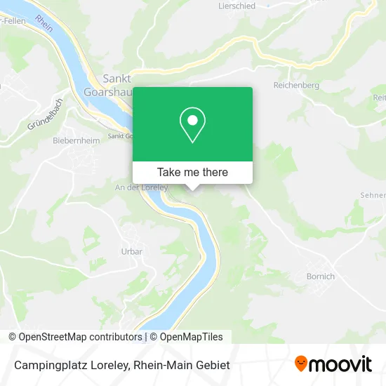 Карта Campingplatz Loreley