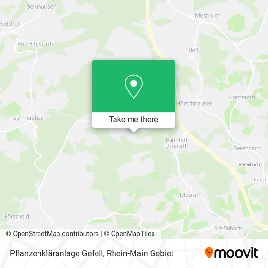 Карта Pflanzenkläranlage Gefell