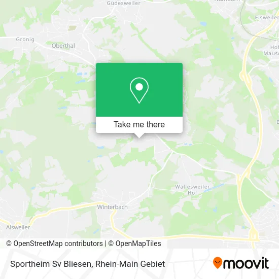 Карта Sportheim Sv Bliesen