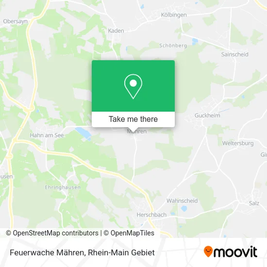 Feuerwache Mähren map