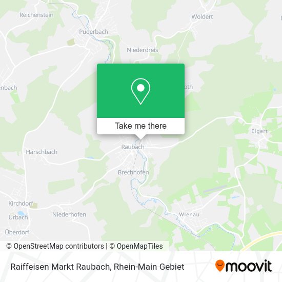 Карта Raiffeisen Markt Raubach