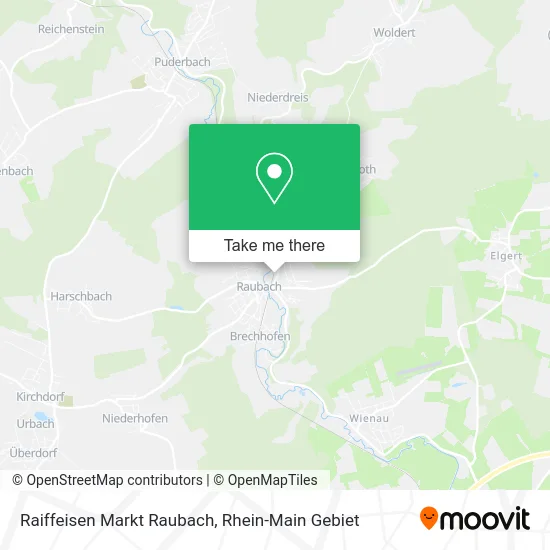 Карта Raiffeisen Markt Raubach