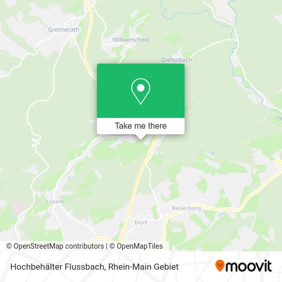 Карта Hochbehälter Flussbach