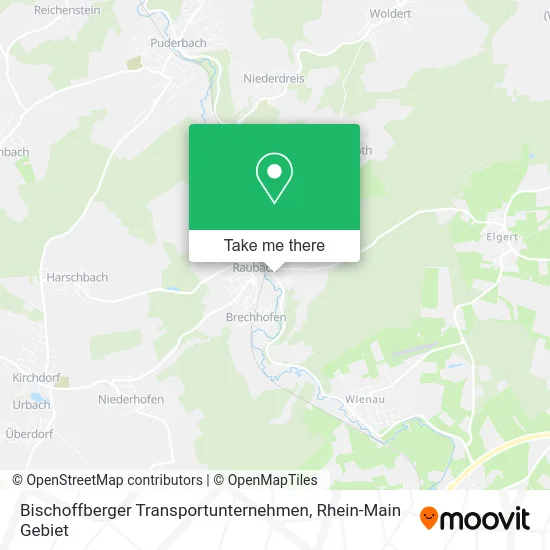 Карта Bischoffberger Transportunternehmen