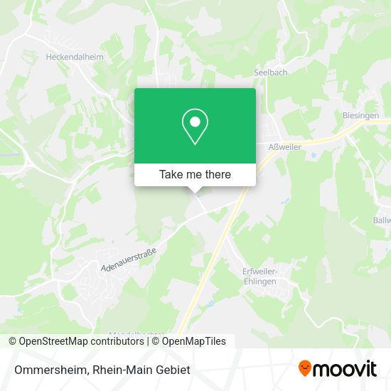 Карта Ommersheim