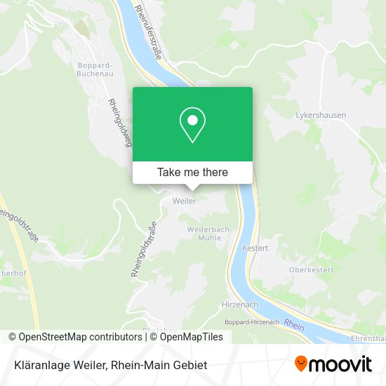 Карта Kläranlage Weiler