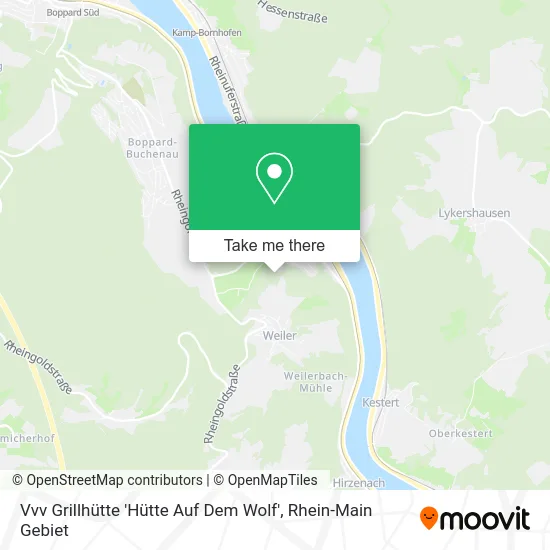 Карта Vvv Grillhütte 'Hütte Auf Dem Wolf'