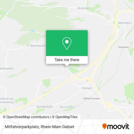 Карта Mitfahrerparkplatz