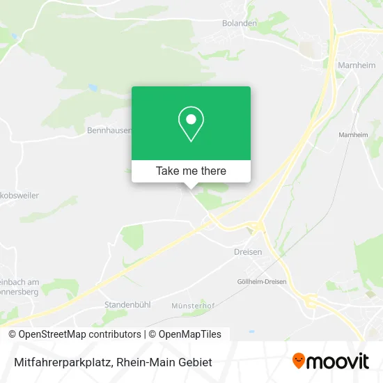 Карта Mitfahrerparkplatz