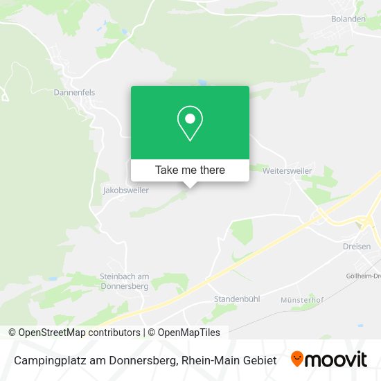 Карта Campingplatz am Donnersberg