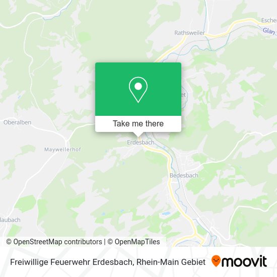 Карта Freiwillige Feuerwehr Erdesbach