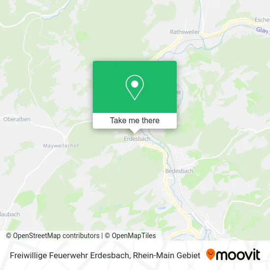 Карта Freiwillige Feuerwehr Erdesbach
