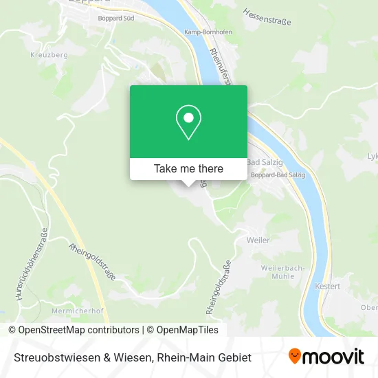 Карта Streuobstwiesen & Wiesen