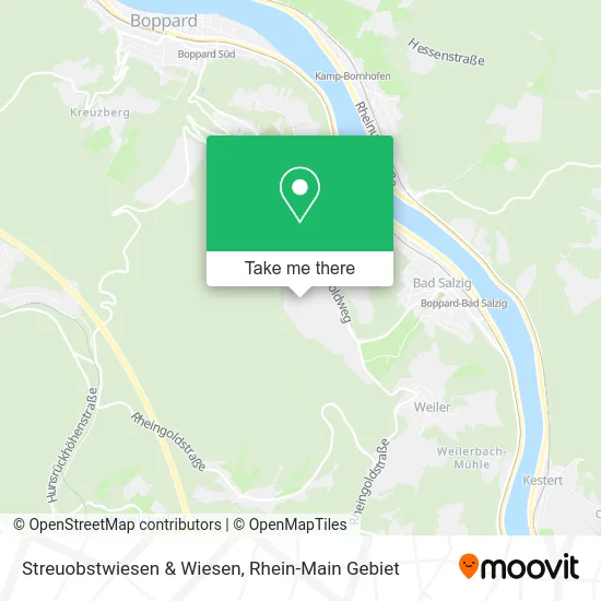 Карта Streuobstwiesen & Wiesen