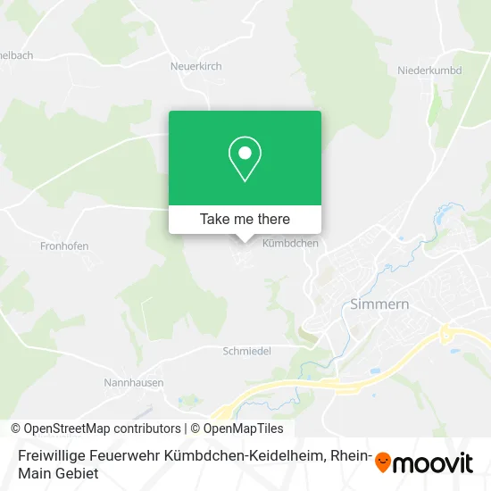 Карта Freiwillige Feuerwehr Kümbdchen-Keidelheim