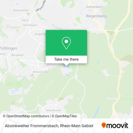 Карта Absinkweiher Frommersbach