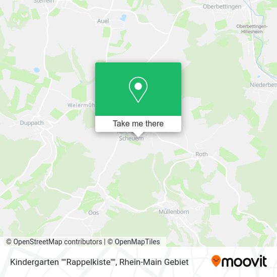Карта Kindergarten ""Rappelkiste""