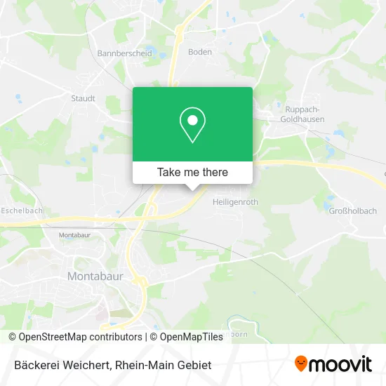 Карта Bäckerei Weichert