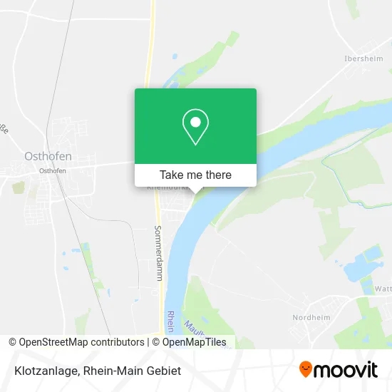Карта Klotzanlage