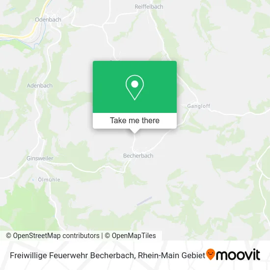 Карта Freiwillige Feuerwehr Becherbach
