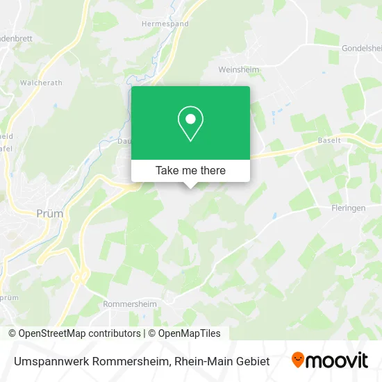 Карта Umspannwerk Rommersheim