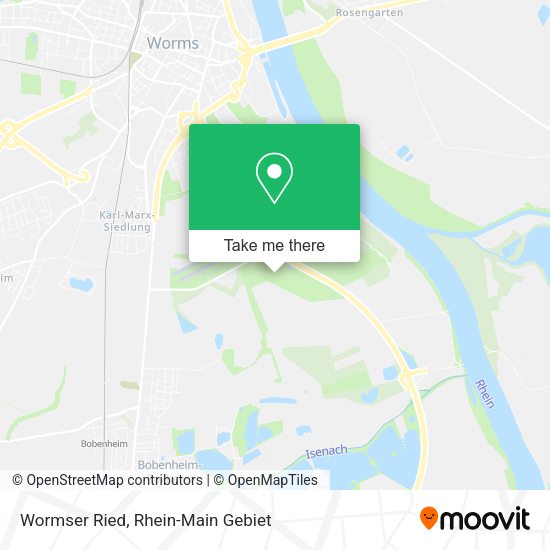 Карта Wormser Ried