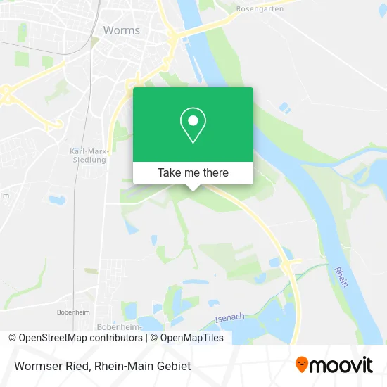 Карта Wormser Ried