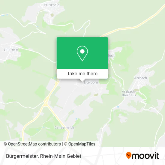 Bürgermeister map