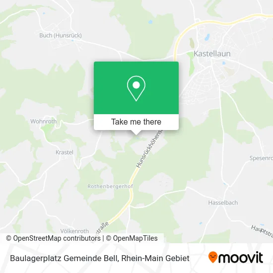 Карта Baulagerplatz Gemeinde Bell