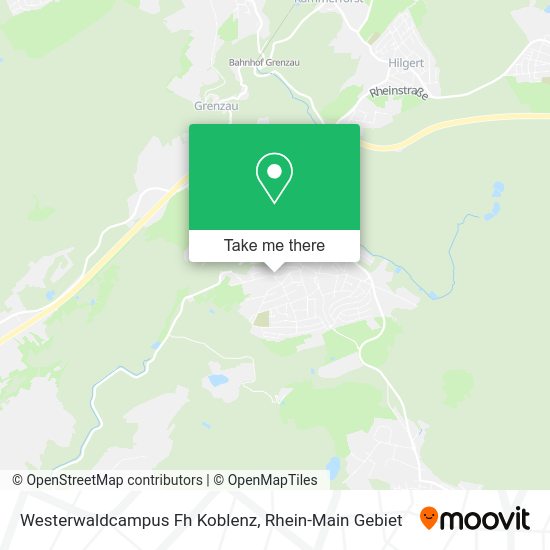 Карта Westerwaldcampus Fh Koblenz
