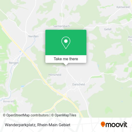 Карта Wanderparkplatz