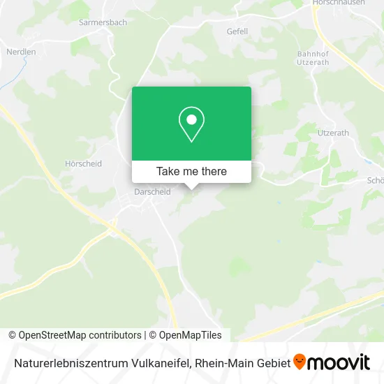 Карта Naturerlebniszentrum Vulkaneifel