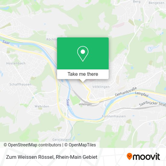 Карта Zum Weissen Rössel