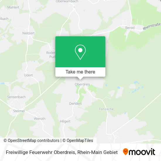 Карта Freiwillige Feuerwehr Oberdreis