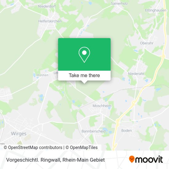 Карта Vorgeschichtl. Ringwall