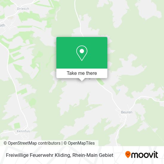Карта Freiwillige Feuerwehr Kliding