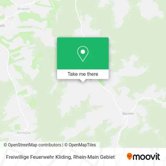 Карта Freiwillige Feuerwehr Kliding