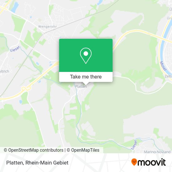 Карта Platten