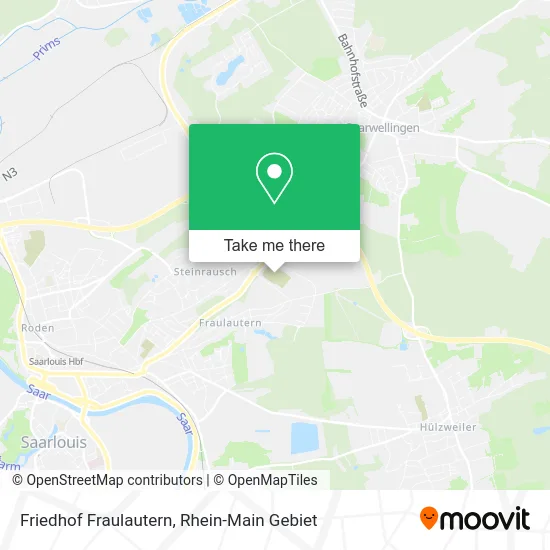 Карта Friedhof Fraulautern