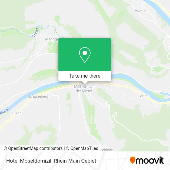 Карта Hotel Moseldomizil